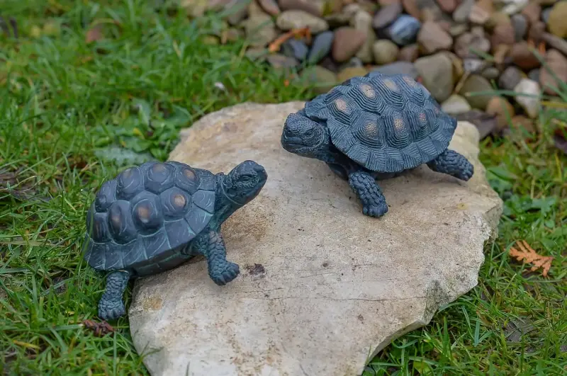 Artikelbild 1 des Artikels “Schildkröten, 2er-Set, Bronzeoptik, 12cm “
